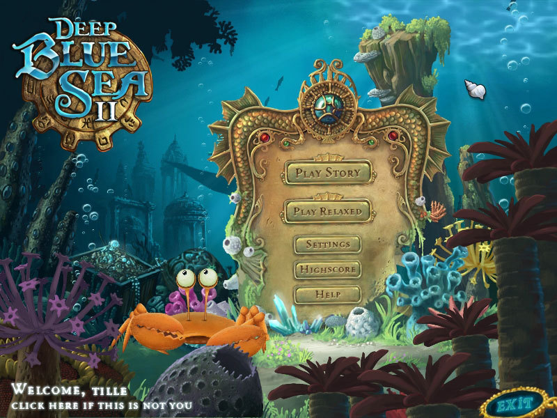 Deep blue sea game full screen